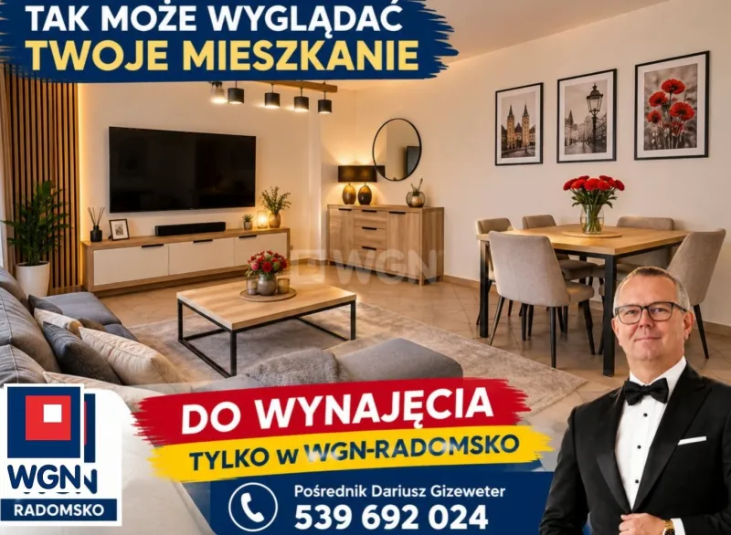 Mieszkanie na  wynajem Radomsko - Dwu-poziomowe mieszkanie do wynajęcia !